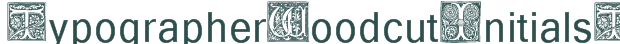 TypographerWoodcutInitialsTwo Reduced font download (truetype) preview image