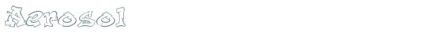 Aerosol font download (truetype) preview image