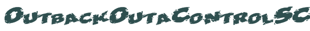 OutbackOutaControlSCapsSSK font download (truetype) preview image