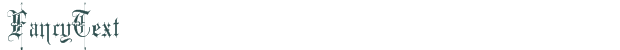 FancyText font download (truetype) preview image
