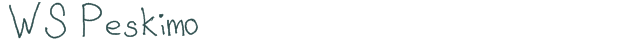 WS Peskimo font download (truetype) preview image