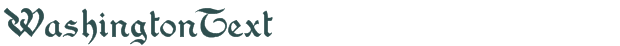 WashingtonText font download (truetype) preview image