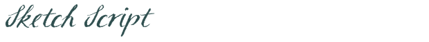 Sketch Script font download (truetype) preview image