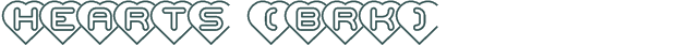 Font Preview Image for Hearts (BRK)