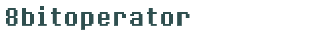 Font Preview Image for 8bitoperator