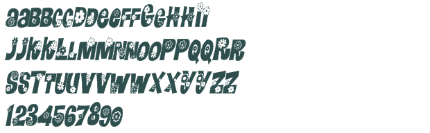 Free Download Font FlowerPowerCondensed