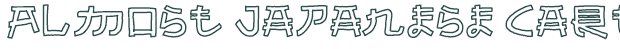 Font Preview Image for Almost Japanese Cartoon