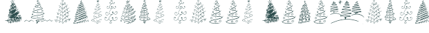 Font Preview Image for Christmas Trees Celebration