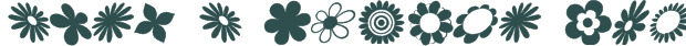 Font Preview Image for saru's Flower Ding (sRB)