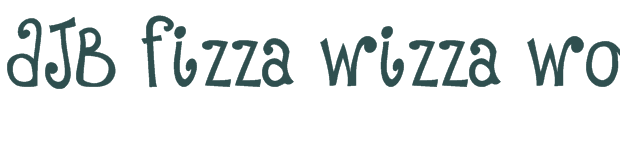 Font Preview Image for DJB Fizza Wizza Wowza