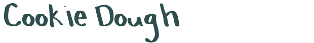 Font Preview Image for Cookie Dough