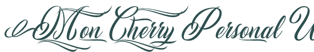 Font Preview Image for Mon Cherry Personal Use