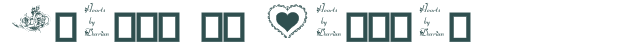 Font Preview Image for Hearts by Darrian