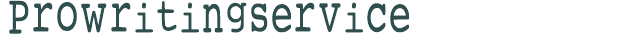Font Preview Image for Prowritingservice