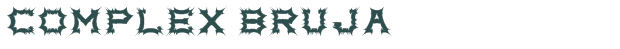 Font Preview Image for Complex bruja