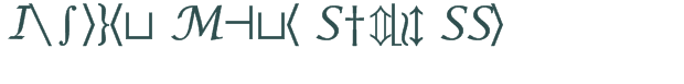 Font Preview Image for Insight Math Symbol SSi