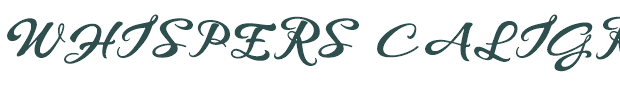 Font Preview Image for WHISPERS CALIGRAPHY_DEMO_essent