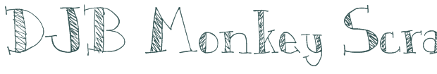 Font Preview Image for DJB Monkey Scratches