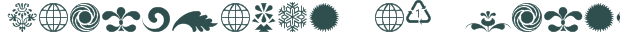 Font Preview Image for Cornucopia of Ornaments Fpur