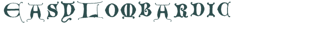 Font Preview Image for EasyLombardic