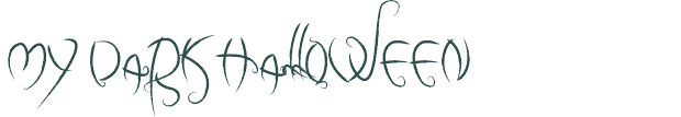 Font Preview Image for my dark halloween