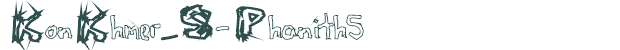 Font Preview Image for KonKhmer_S-Phanith5
