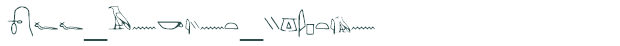 Font Preview Image for Off_Ancient_Egyptian