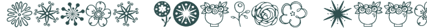 Font Preview Image for Janda Flower Doodles