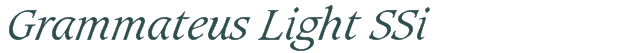 Font Preview Image for Grammateus Light SSi