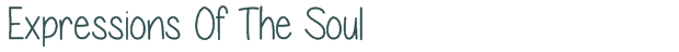 Font Preview Image for Expressions Of The Soul