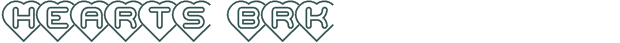 Font Preview Image for Hearts BRK