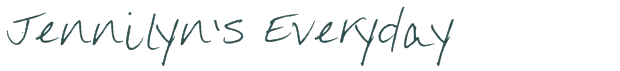 Font Preview Image for Jennilyn's Everyday