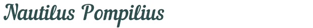 Font Preview Image for Nautilus Pompilius